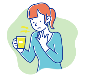 のどのつかえ感